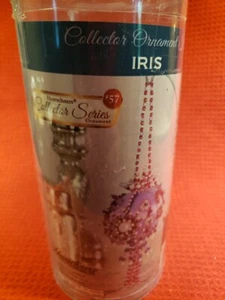 Herrschners Collector Series #57 "Iris"Sequin Bead Christmas Ornament Kit - Picture 1 of 3