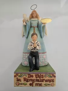 Jim Shore Heartwood Creek Statue- Do This In Remembrance Of Me - Picture 1 of 6