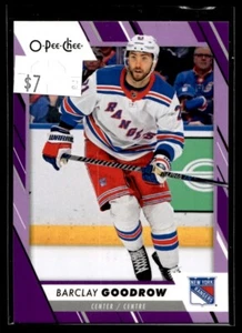 2023-24 O-Pee-Chee Purple Border Barclay Goodrow 15/49 New York Rangers #298 - Picture 1 of 2