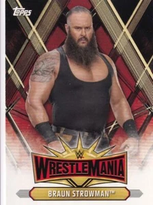 2019 Topps WWE Road to WrestleMania #WM27 Braun Strowman - Picture 1 of 2