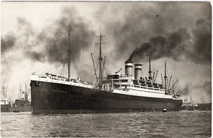 AK Dampfer Alber Ballin der Hamburg-Amerika Linie ca. 1920er Jahre - Bild 1 von 2