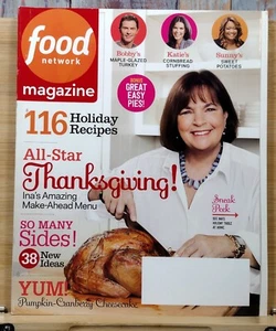 Food Network NOV 2014 All-Star Thanksgiving 116 Holiday Recipes w/ 2 Booklets - Picture 1 of 22