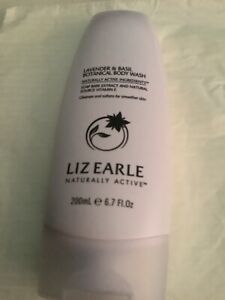 Liz Earle lavender & basil botanical body wash 200ml new full size 💜🌿
