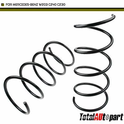 2x Muelles helicoidales delanteros para Mercedes-Benz W203 C240 C230 sin suspensión deportiva Foto 1 de 4
