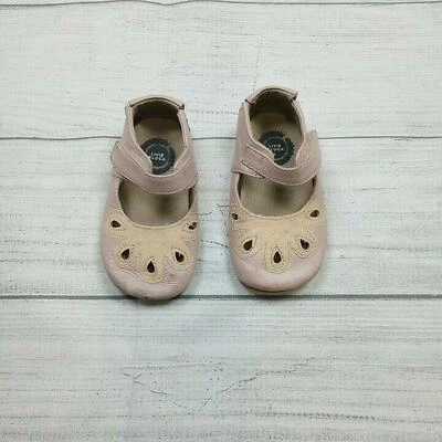 12/18m Livie & Luca Pink Petal Mary Janes - Image 1 of 4