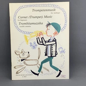 Cornet (Trumpet) Music For Beginners Z.6625 Sheet Music EMB Budapest - Picture 1 of 3