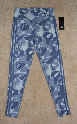 Nuevas Leggings Adidas para Niñas XL 16 Azul Algodón Elastizadas Calce Ajustado Pantalones de Pierna Foto 1 de 3