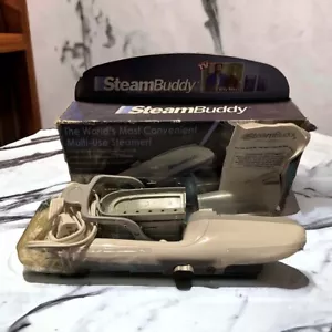 STEAM BUDDY Handheld clothing garment steamer w/creaser HOME/TRAVEL NEW IN BOX - Picture 1 of 2