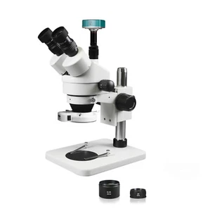 Parco Scientific Trinocular Zoom Stereo Microscope w/ 2MP High Definition Camera - Picture 1 of 5