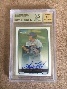 2012 Bowman Chrome Avisail Garcia Rookie Auto BGS 8.5 NM-MT+ Miami Marlins - Bild 1 von 2