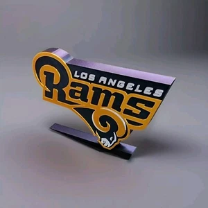 Los Angeles Rams 3d Printed Logo 10 In - Picture 1 of 5