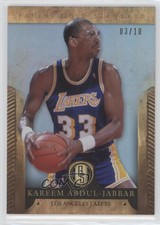 2012-13 Panini Gold Standard Platinum /10 Kareem Abdul-Jabbar #191 HOF