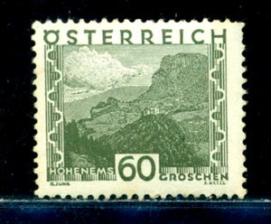 1929 Fortezza Hohenems/Bivacco, montagna Tofana, Austria, 509,60 g, CV €170/$220,MNH - Foto 1 di 2