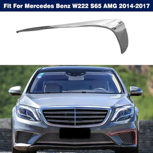 Parachoques delantero izquierdo cromado parrilla embellecedor A2228850838 para Benz W222 S65 AMG 2014-2017 - Imagen 1 de 10