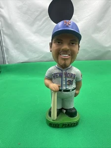 Mike Piazza NY Mets MLB béisbol pintado a mano Bobblehead Bobble Dobbles 2001 - Imagen 1 de 7
