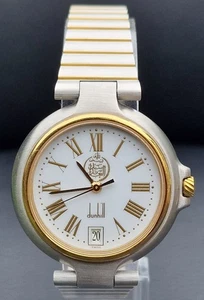 Unisex Dunhill Millennium mid sized Stainless Quartz watch 31mm case working - Picture 1 of 18