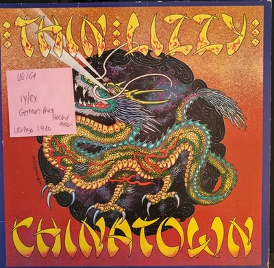 Thin Lizzy Chinatown Vinyl Record VG/G+ 6359030 1980 - Image 1 of 2