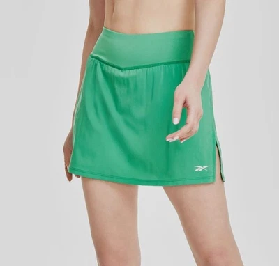 Falda corta para mujer Reebok verde identidad tren cintura elástica talla 2XL Foto 1 de 4