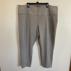 Athleta Delancey Herringbone Tight Womens Size 3x Gray Stretch - Picture 1 of 6