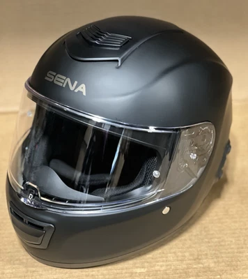 (XL) Capacete de motocicleta Sena Momentum Lite Smart Bluetooth preto fosco  - Imagem 1 de 4