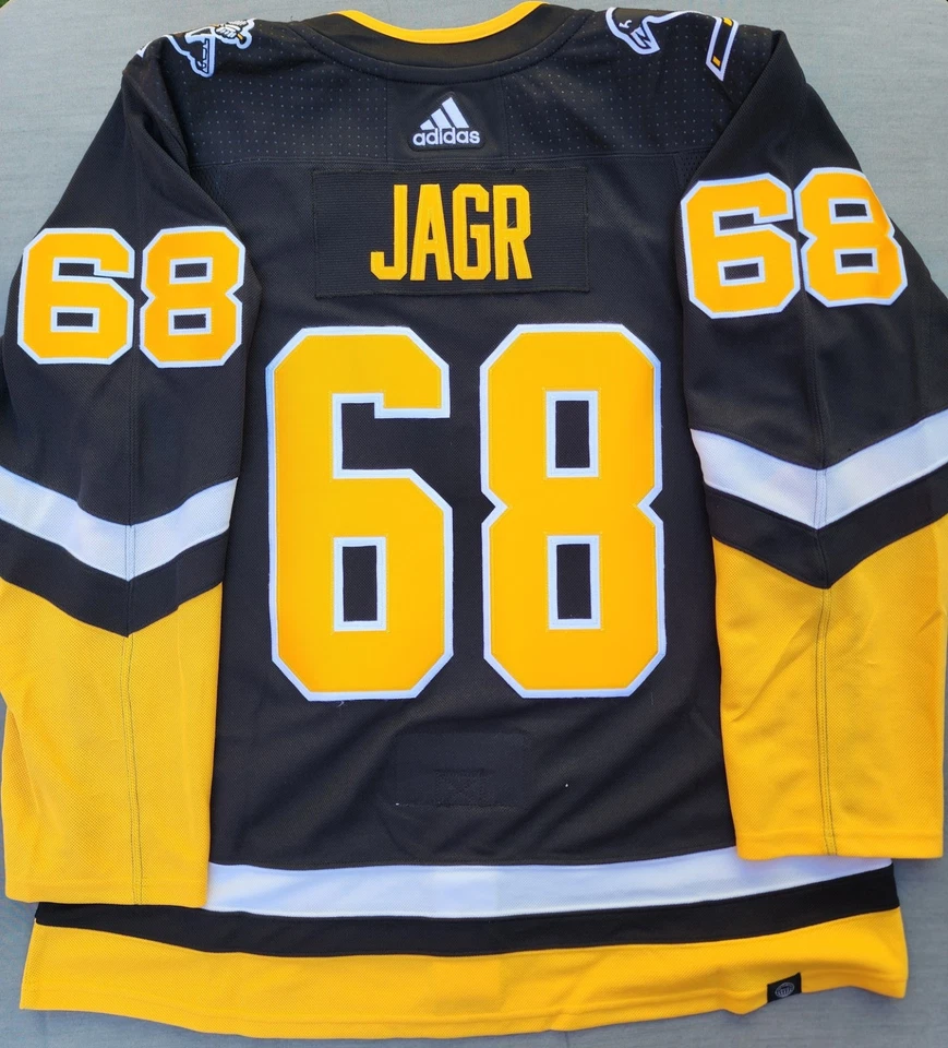 Camiseta deportiva Jaromir Jagr Pittsburgh Penguins Adidas Primegreen negra NHL 56-2XL NUEVA CON ETIQUETAS Foto 1 de 4