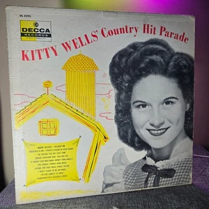 Kitty Wells–Country Hit Parade–1956 Decca–DL 8293 Vinyl Record LP - Picture 1 of 1