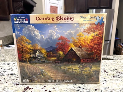 Rompecabezas White Mountain Country Blessing 1000 piezas 24X30 - NUEVO Foto 1 de 4