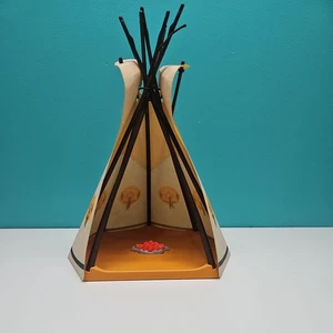 Playmobil Native American Teepee Vintage 1989 Incomplete  - Picture 1 of 7