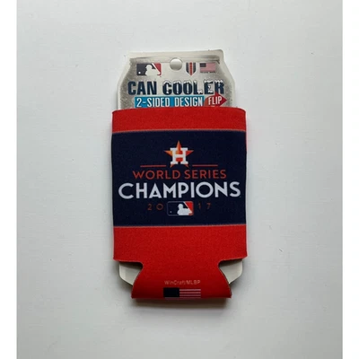 Houston Astros 2017 World Series / 2017 Fall Classic Can Cooler - New! - Image 1 of 3