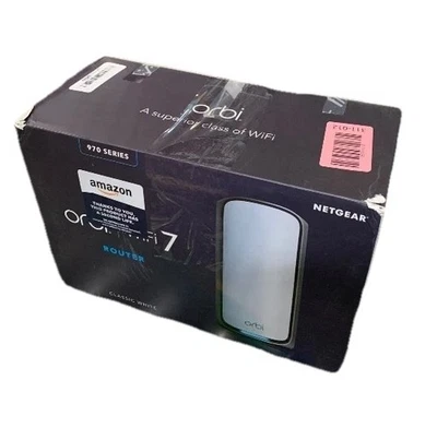 NETGEAR Orbi 970 Series WiFi 7 Router RBE971S – Quad-Band Mesh BE27000 - Image 1 of 4