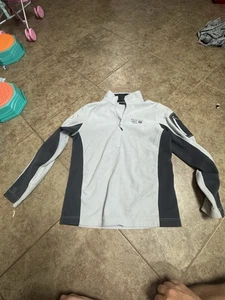 Mountain Hardwear Pullover Womens Medium Fleece Quarter Zip Outdoor Hiking - Picture 1 of 6