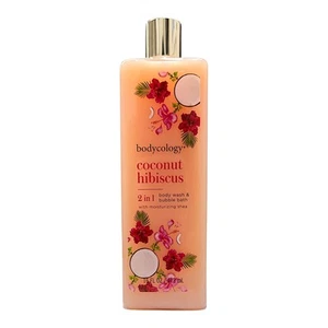 Bodycology Coconut Hibiscus Body 2 in 1 Body Wash & Bubble Bath 16 Oz - Picture 1 of 1