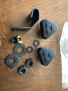 NOS Delta Rockwell Hardware Knob & Bracket Pack 2 female knobs - Picture 1 of 3
