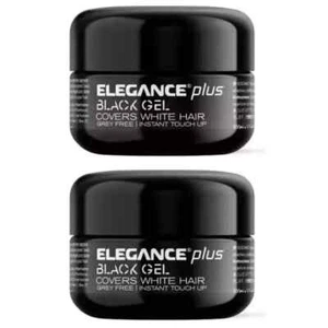2X Elegance Plus Black Hair Gel 100ml-Cover White Hair Original جل اليجانس اسود - Picture 1 of 1