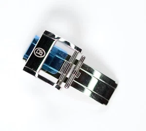 Parmigiani Fleurier Edelstahl Faltschließe 17mm  - Picture 1 of 3