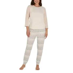 Eddie Bauer Women’s 2-Piece Sleep Set – Tan, Size M - Picture 1 of 6