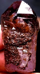 22g 1 cetro cetro cetro! Cristal de cuarzo amatista esquelético Super Seven q345 - Imagen 1 de 7