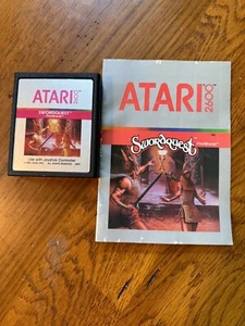 Swordquest: Fireworld (Atari 2600, 1982) de Atari (cartucho y manual) - Imagen 1 de 10