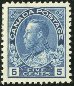 Canada 1911-25 Unitrade # 111 XF Mint Lightly Hinged - Picture 1 of 2