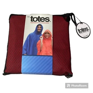Totes wasserdichter Regenponcho für Erwachsene - ROT - Bild 1 von 2