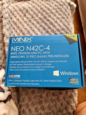 Minix Neo N42C-4 , Intel Pentium Mini Pc  con Windows 10 Pro de 64 bit - Imagen 1 de 4