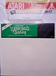 ATARI XL/XE -- WIZARD´S CROWN (SSI - DISK) - Picture 1 of 2