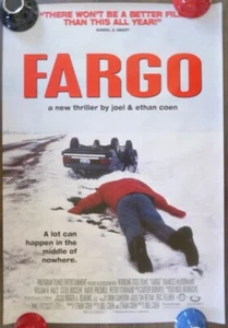 Póster original de alquiler de películas Fargo 27" x 39" - Imagen 1 de 3