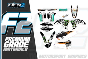 Mid Range KTM 125 250 350 450 SX SXF SX 2007-2010 Graphics Kit Decals - Picture 1 of 5