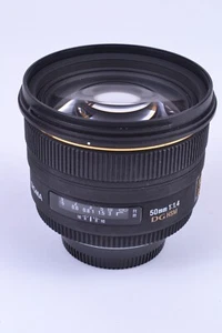 Sigma 50mm f/1.4 EX DG HSM Digital Camera Lens For Nikon F Mount #T-14363 - Picture 1 of 9