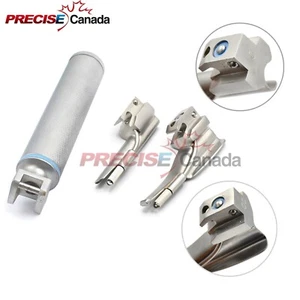 LARYNGOSCOPE HANDLE + 2 MILLER BLADE #00 AND #0 ENT ANESTHESIA SET PC, - Picture 1 of 3