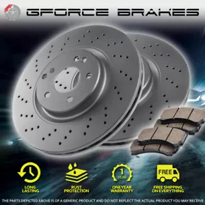Front Drilled Rotors & Ceramic Pads for 2014-2017 Range Rover Sport Brembo Brake - Foto 1 di 1