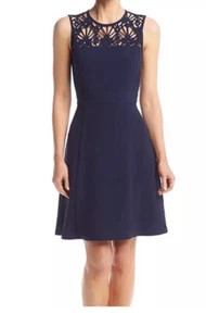 ¡NUEVO! Vestido floral corte láser MICHAEL MICHAEL KORS talla 14 - Imagen 1 de 7