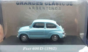 NEW UNUSED FIAT 600D 1962 1/43 LUPPA MODEL CLASSIC COLLECTION ARGENTINA - Picture 1 of 1