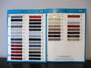 PAINT COLOUR REFERENCE FORD PASSENGER 1985 SAMPLE PAINT CHIPS - Picture 1 of 3
